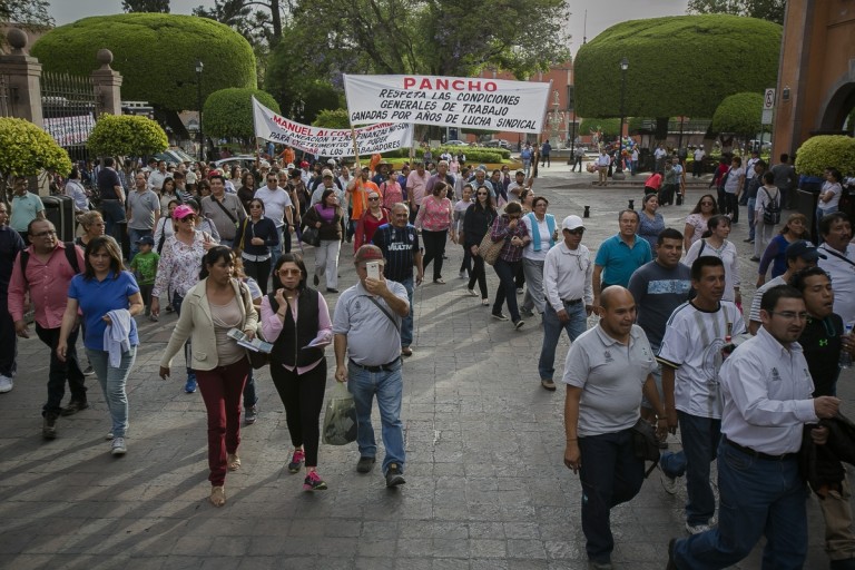 Marchan Burocratas VS violaciones al contrato colectivo_GS__9