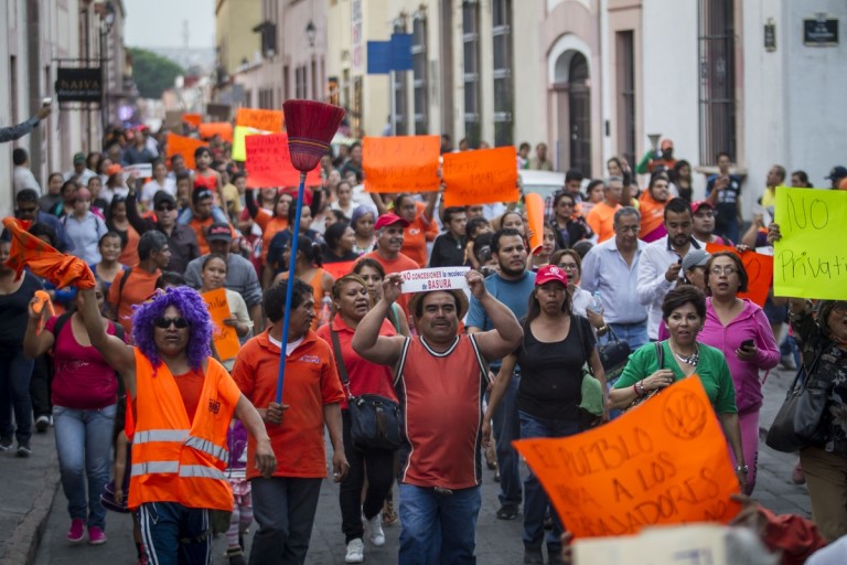 Protesta VS Concesión de recolección de basura_DC__48