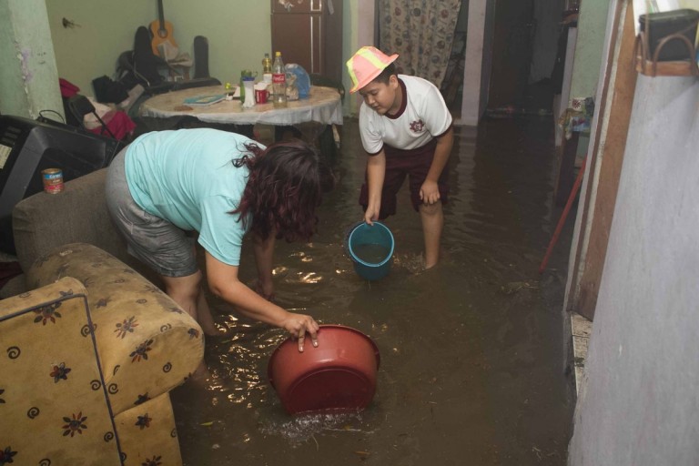 TROMBA INUNDA COLONIAS DE SAN JUAN