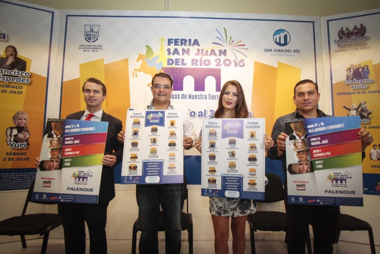 Memo Vega presenta el programa de Feria SJR 2016