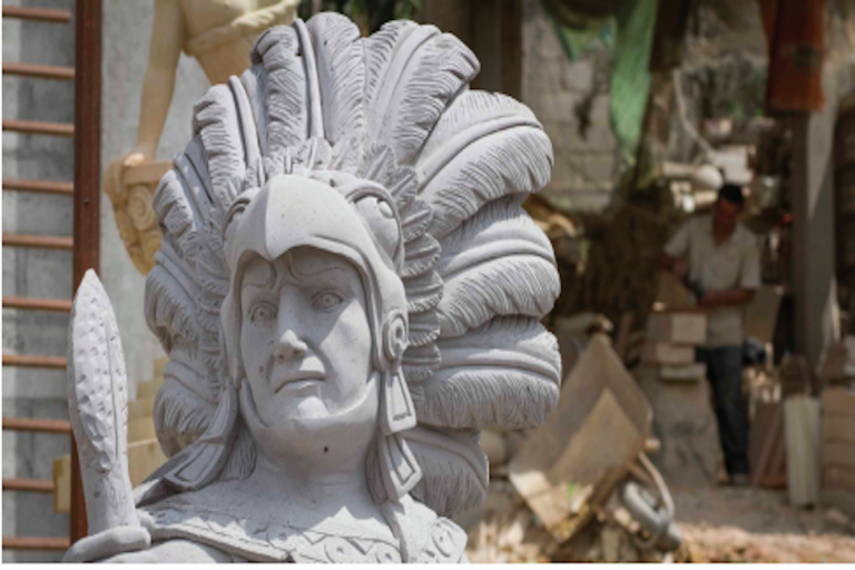 Arte y oficio en cantera. Foto: Especial