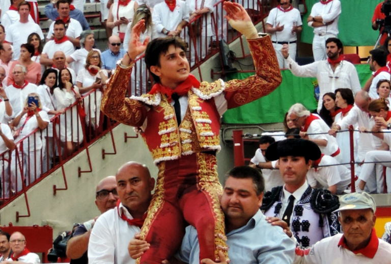 El día 5 se dio la novillada donde se presentó el único mexicano. Foto: Especial