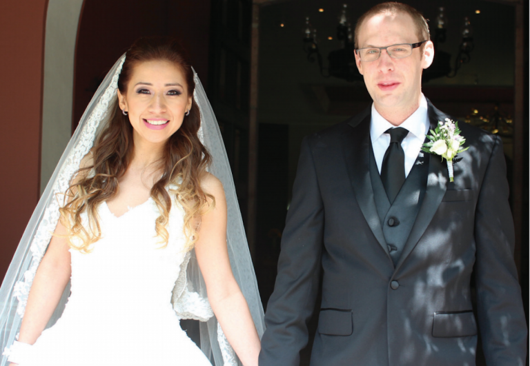Miriam y Michael, plenamente convencidos de unir sus vidas. Foto: Especial
