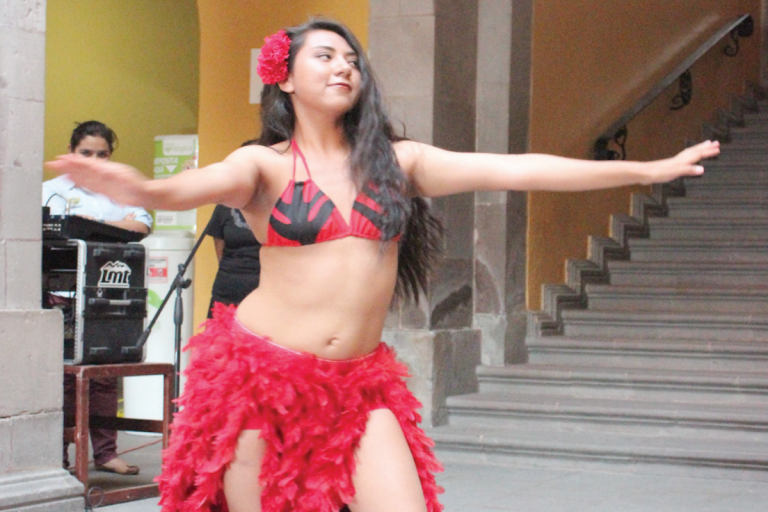 Se disfrutó la danza polinesia. Foto: Especial