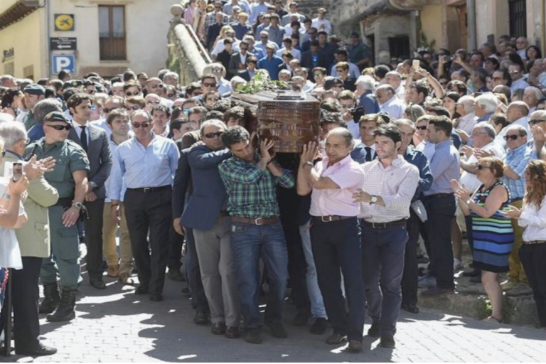 Se reunen para el último adios de Víctor Barrio. Foto: Especial