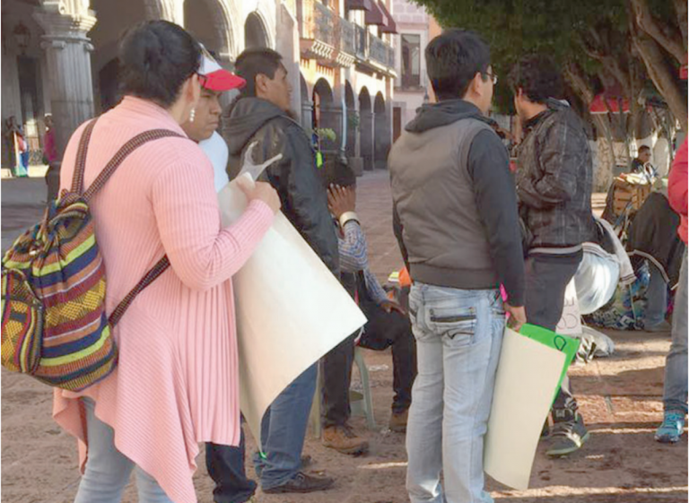 Los manifestantes interpusieron quejas ante DDH. Foto: Especial
