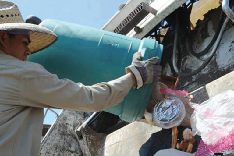 Asegura que municipio se hace cargo de la recolección. Foto: Especial