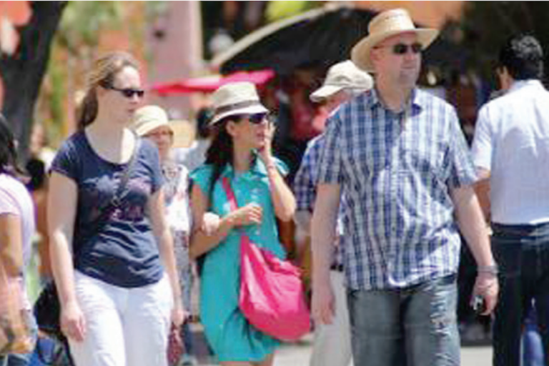 Aumenta afluencia de turistas. Foto: Especial
