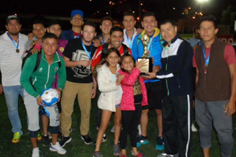 Campeones municipales de Futbol Siete. Foto: Especial