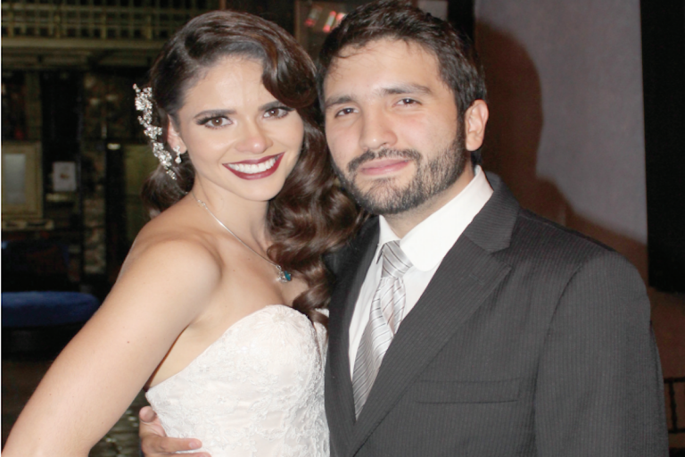 Celebraron matrimonio, Madai y Adrián. Foto: Especial