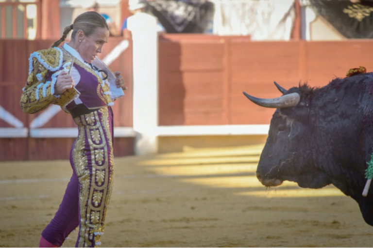 Dio rienda suelta a su pasión taurina. Foto: Especial