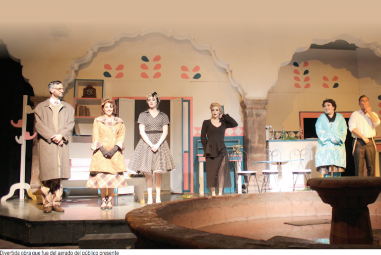 Divertida obra del agrado del público. Foto: Especial