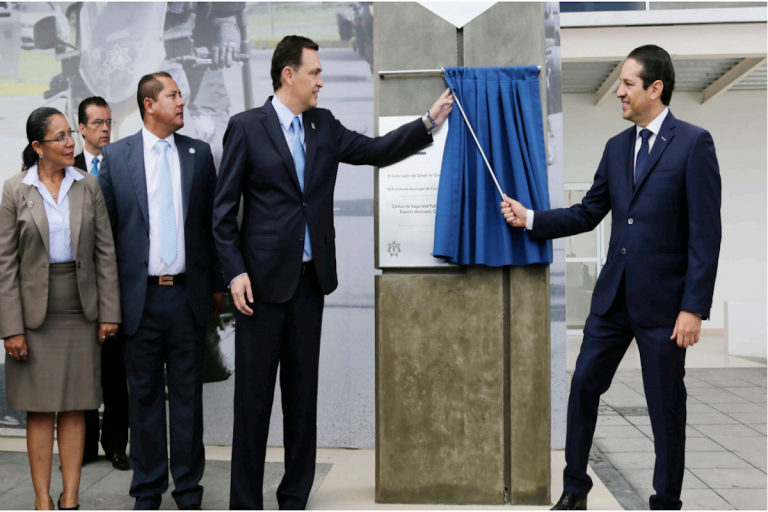 Entregan instalaciones del C4 en Corregidora. Foto: Especial