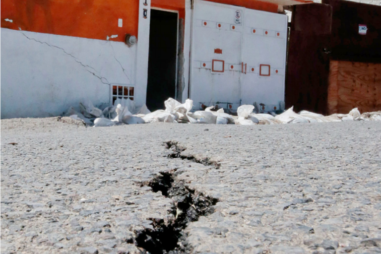 Las familias fueron desalojadas por reblandecimientos. Foto: Especial