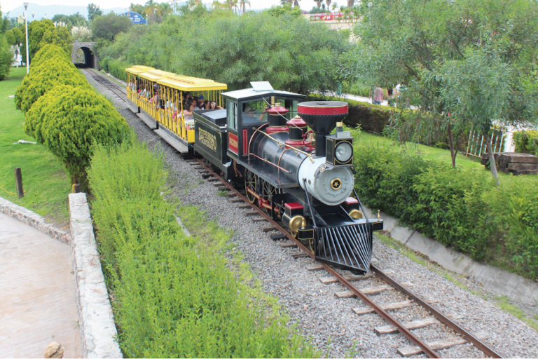Paseo en el tren uno de las concurridos para conocer el parque. Foto: Especial