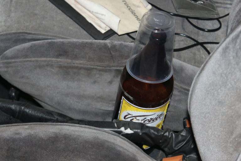 Retrasan por lluvia alcoholimetro. Foto: Especial