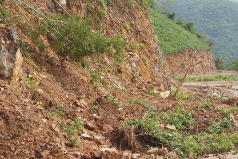 Se reportan deslaves . Foto: Especial