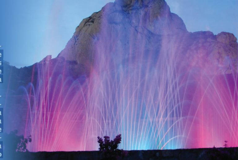 Trabajan en rehabilitación de fuentes danzantes. Foto: Especial