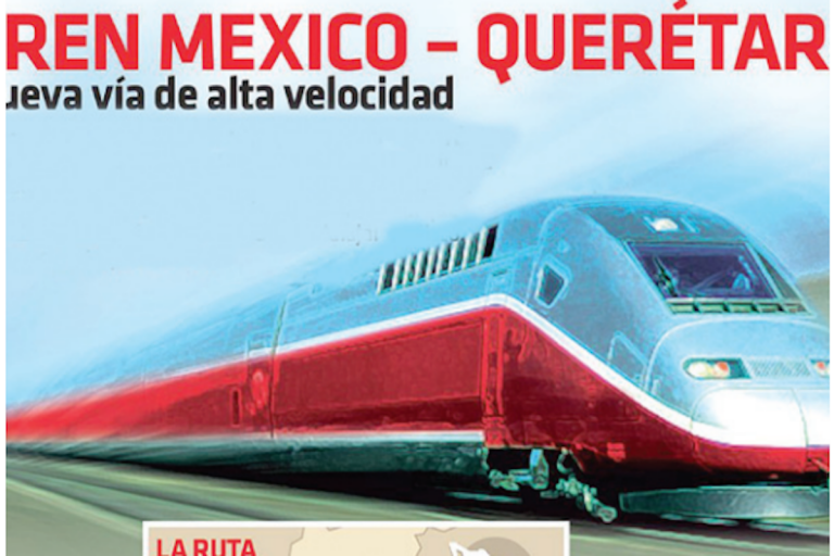 Llama a retomar proyecto de tren rápido. Foto: Especial