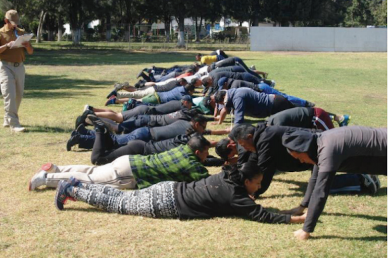 Evaluan desempeño de la función policial. Foto: Especial