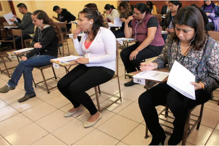 Invitarán a 450 profesores a ser evaluados. Foto: Especial