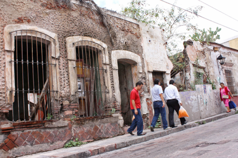Casona colapsada. Foto: Especial