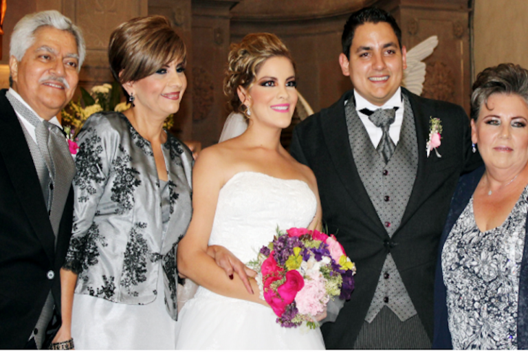 La pareja feliz. Foto: Especial