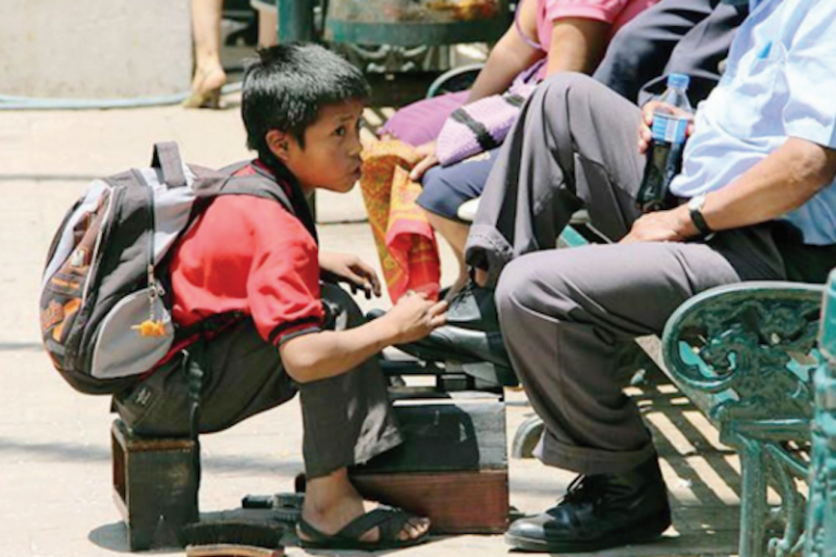 Los menores están en peligro constante. Foto: Especial