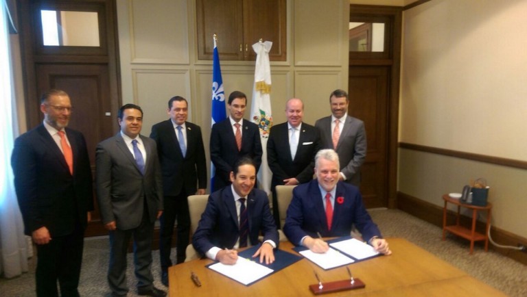 QUEBEC Y QUERETARO FIRMAN CONVENIO DE COPERACIÓN EN TECNOLOGÍA