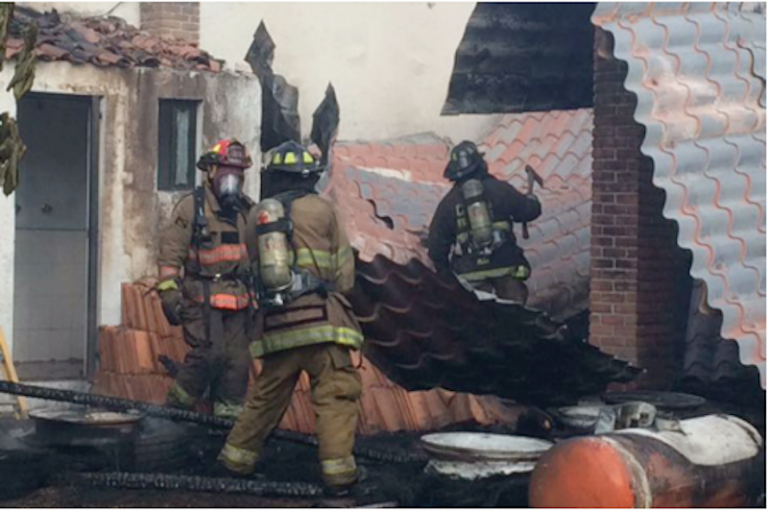 Sólo se registraron daños materiales. Foto: Especial