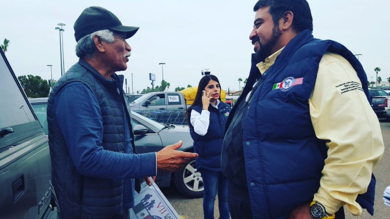 Registro de migrantes. Foto @CL_SanchezTapia