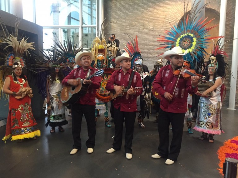 Trio Huapanguero en el Vaticano.  Foto: Twitter