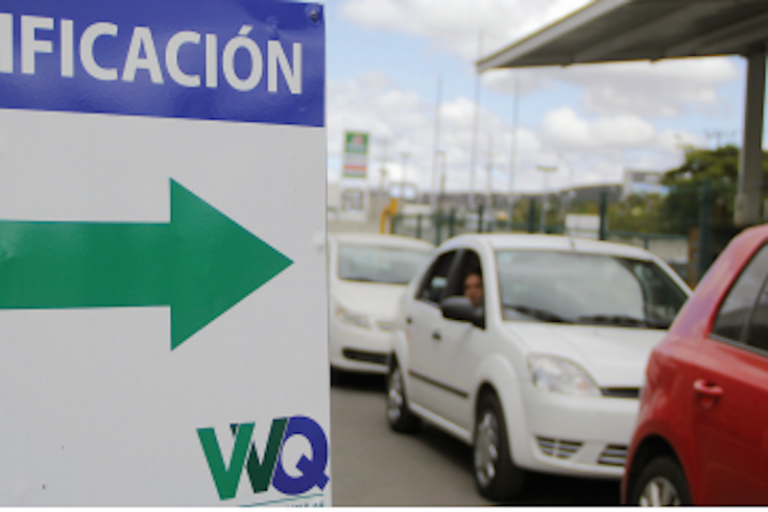 Cumplen de última hora con verificación. Foto: Especial