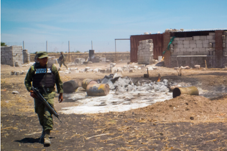 Hubo seis detenidos originarios de Michoacan. Foto: Especial