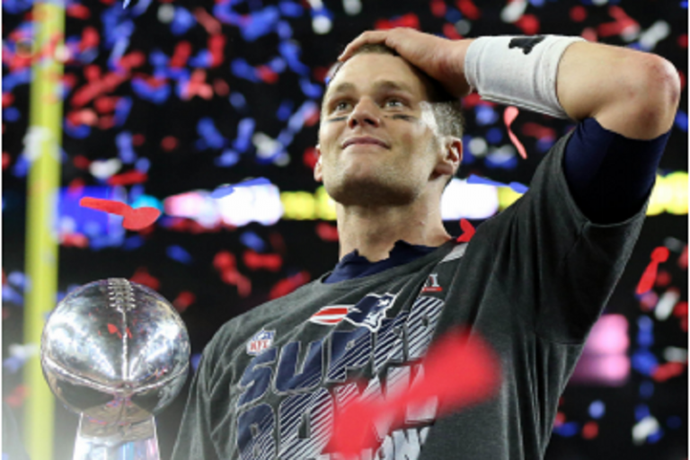 Tom Brady y James White comandaron la victoria