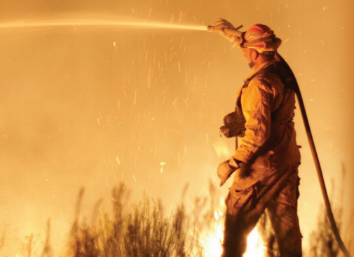 Bombero. Foto: Especial