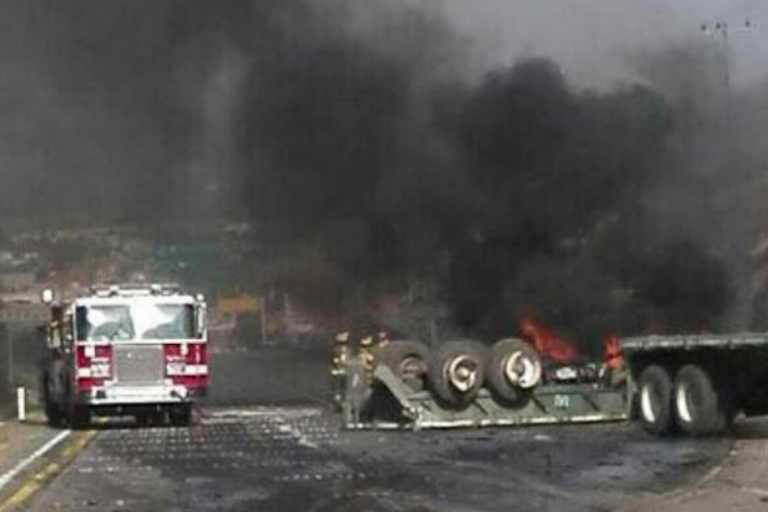 Accidente. Foto: Especial