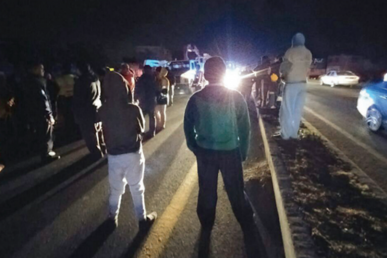 Bloqueo. Foto: Especial