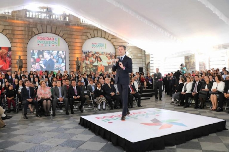Aurelio Nuño Mayer, presentó la estrategia de Equidad e Inclusión del Nuevo Modelo Educativo. Foto: Notimex