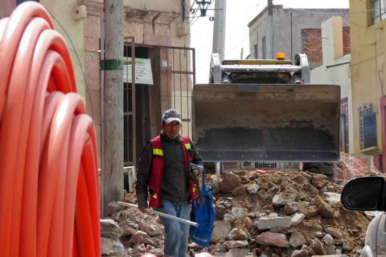 Obras Centro/ Foto: Especial