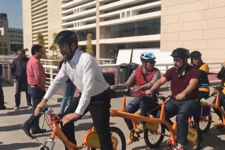 Presentan Bicioruga/ Imagen tomada del video