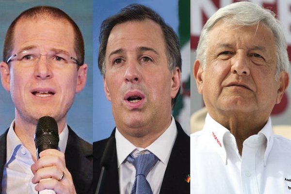 Anaya, Meade, Obrador. Fotos: Especial / Cuartoscuro