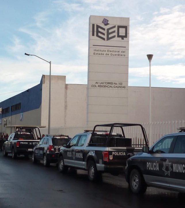 Policía estatal. Foto: @poesqro