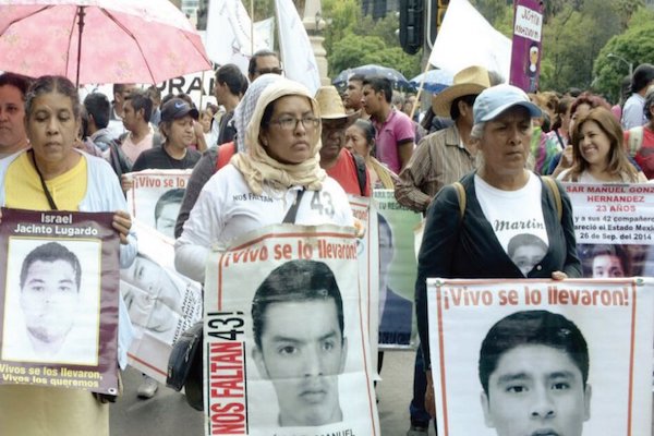 Ayotzinapa. Foto:Liliana Betancourt