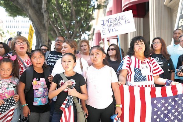 Niños migrantes. Foto: AP