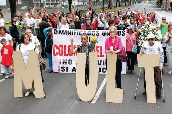 Damnificados. Foto:Notimex