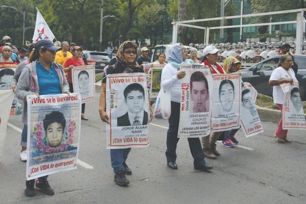 43 de Ayotzinapa. Foto: Yesica Arrieta