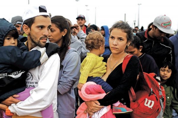 Inmigrantes venezolanos. Foto: AP