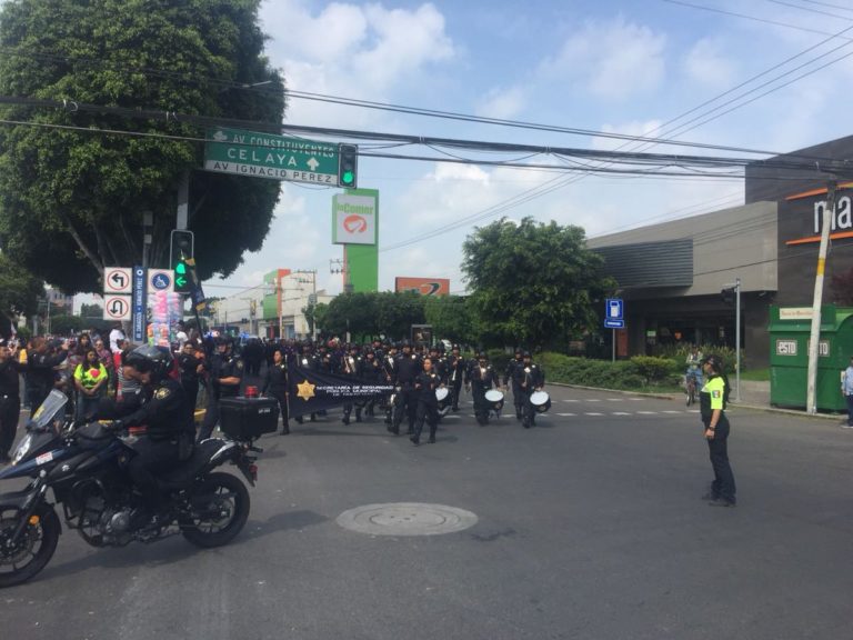 Desfile en Querétaro. Foto: Especial