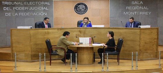 Sala Monterrey del TEPJF. Foto: Especial